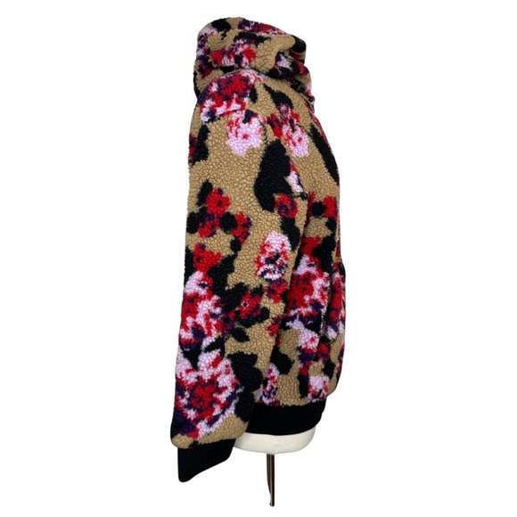 MSGM Oversized Multicolor Floral Teddy Jacket size 40 - Picture 7 of 12